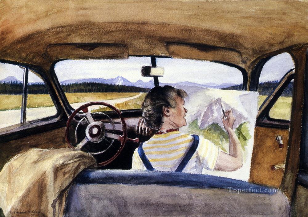 jo in wyoming Edward Hopper Oil Paintings